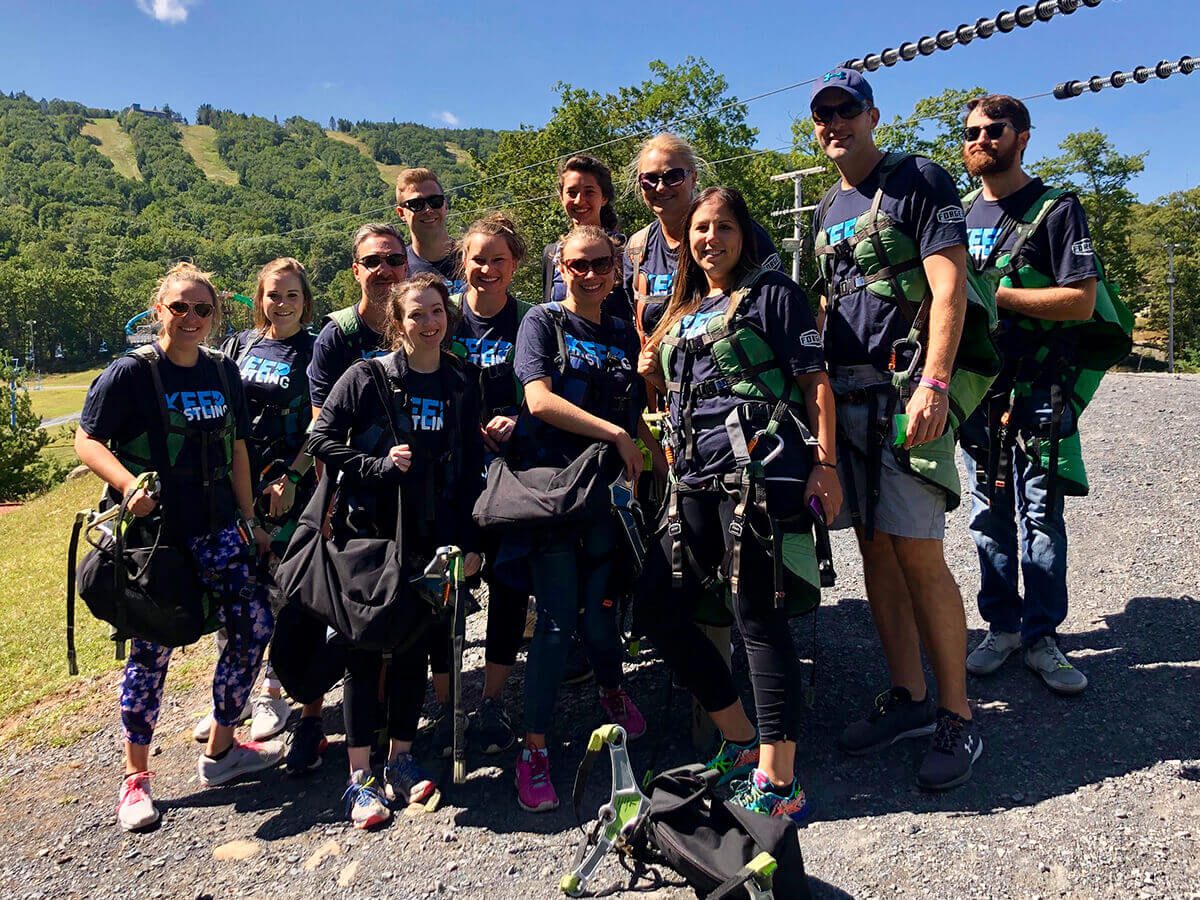 Forge3 Team - Zip Lining