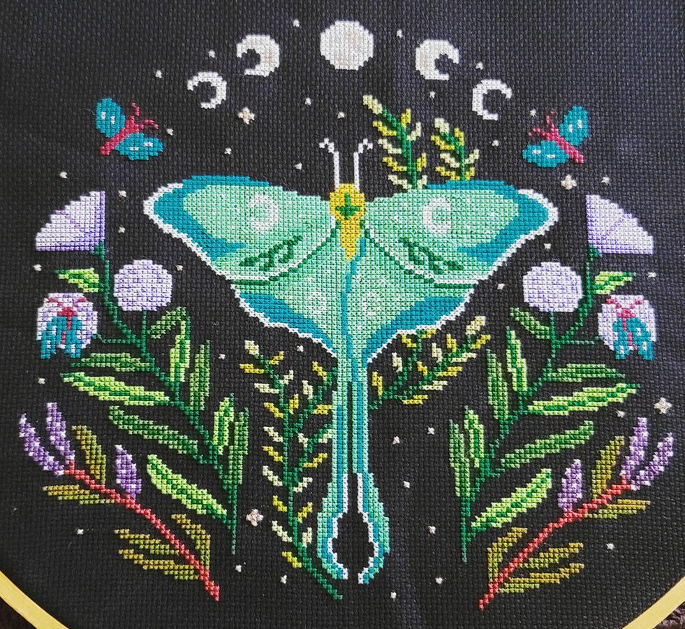 Olivia Wade - Cross-Stitch of Butterfly